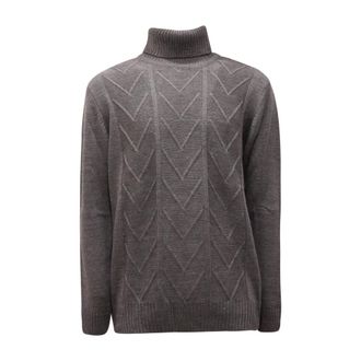 Siviglia Turtlenecks, male, Gray, 2XL, Turtleneck Jumper