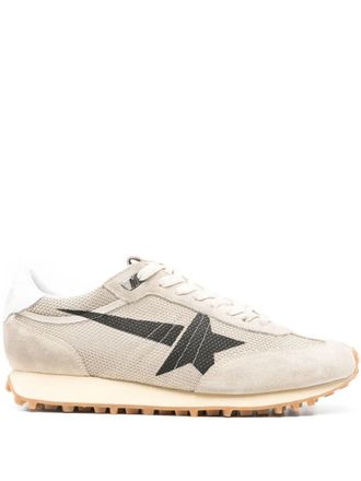 Golden Goose Running Marathon Mesh Upper Suede Toe Leather Heel