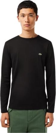 Lacoste M T-Shirt Manica Lunga - Heren - Longsleeves - Zwart - XS - Tops