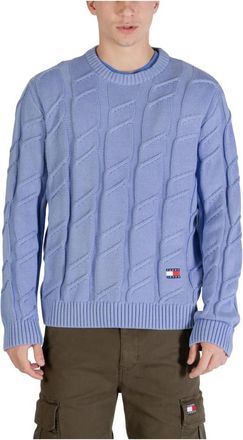 Tommy Jeans Hombre, Jerseys, P&uacute;rpura, Talla: M