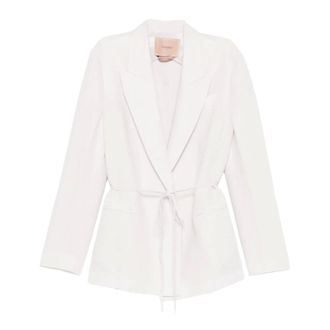 Twinset Blazers, female, White, Size: XS Blazer