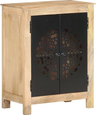 vidaXL Vidaxl - Aparador De Madera Maciza De Mango 60x35x75 Cm