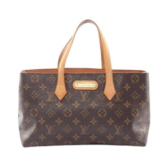 Louis Vuitton Pre-owned Handbags, female, Brown, Size: ONE SIZE Pre-owned Wilshire PM Monogram Coated Canvas Handbag