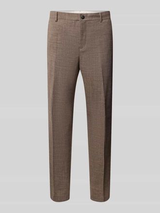 Selected Slim Fit Anzughose mit Woll-Anteil Modell SLIM-OASIS in Taupe, Gr&ouml;&szlig;e 44