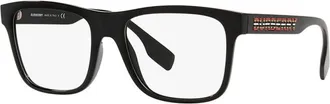 Burberry Mens Black Square Eyeglass Frames BE2353 3001