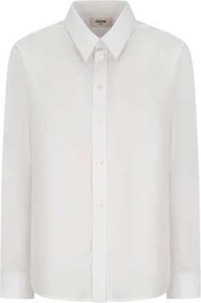 Celine Shirts, female, White, Size: XS Relaxed Shirt