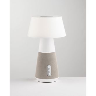 TFT Home Furniture ROONEY lamp with speaker and usb, grey