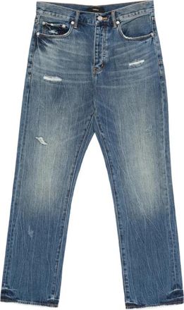 Purple Straight Jeans - Heren - Regular Fit Jeans - Blauw - W38 - Jeans