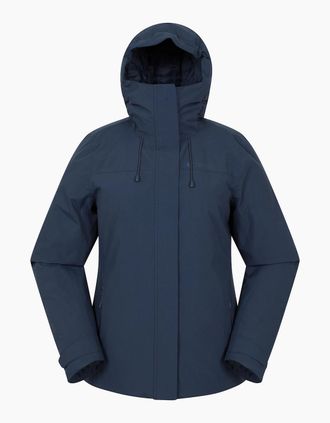 Mountain Warehouse Womens Mountain Warehouse Womens/Ladies Mallory Short Waterproof Padded Jacket - Blue - Size: 10