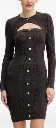 Guess Co Abito con bottoni - Marrone