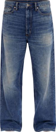 Nine In The Morning Wide Leg Cotton Denim Jeans
