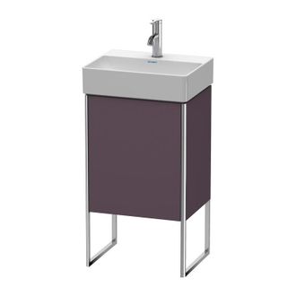 Duravit Duravit Xsquare Vanity Unit Vertical 43,4 X 34,0 Cm,1 Puerta, Bisagra A La Derecha, 1 Estante De Vidrio, Para El Lavabo Durasquare 073245, Color (fren