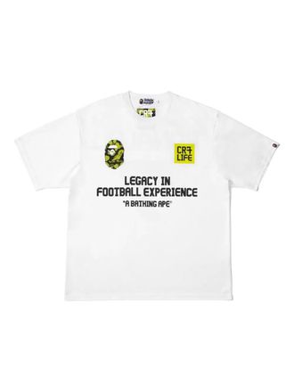 A Bathing Ape x CR7Life T-shirt Ronaldo - Bianco