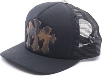 Chrome Hearts 3 Cemetery Cross Patch Cotton Cap