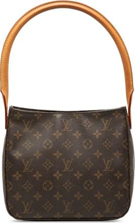 Louis Vuitton Borsa a spalla Looping MM con monogramma 2001 - Marrone