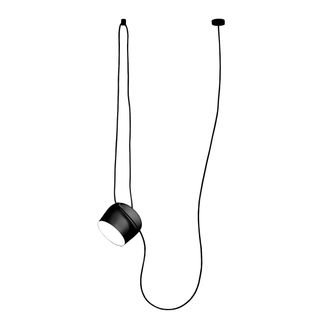 FLOS AIM Small LED-Pendelleuchte mit Baldachin, schwarz