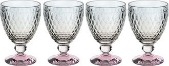 Villeroy & Boch Boston Pearl Water Goblet Set of 4 in None at Nordstrom