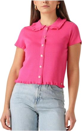 Harper & Yve Truien & Vesten, Dames, Roze, L, Roze Semmy-Ss Top voor Vrouwen