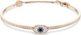 Swarovski Symbolica Bangle in Rose Gold/Multi at Nordstrom, Size Medium