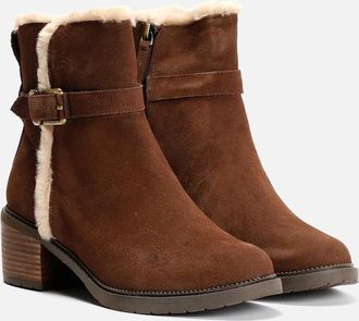Toms Womens TOMS Hailey Buckle Suede Womens Dark Brown Boots - Size: 3