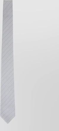 Saint Laurent tie regular width striped pointed tip