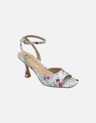 Ravel Womens Holms Womens Sandals - White Floral Synth - Size: 5