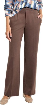 Nic+Zoe Nic+Zoe Drapey Ponte Wide Leg Trouser