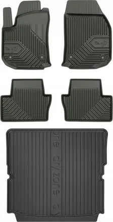 OEM Set 77 Tappetini E Tappetini Opel Zafira B 2005-2014 7 Posti Con