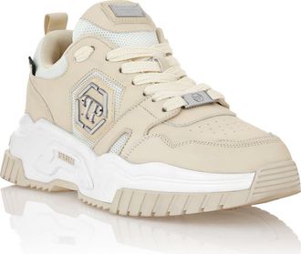 Philipp Plein New Predator Sneakers Pp Hexagon Unisex in Beige at Nordstrom, Size 43