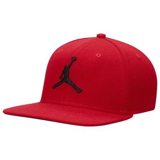 Nike Jordan Mens Pro Jumpman Snapback Cap - Gym Red/Black Size L/XL