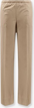 Moncler Pantaloni in cotone con patch logo - MONCLER - gender_Woman