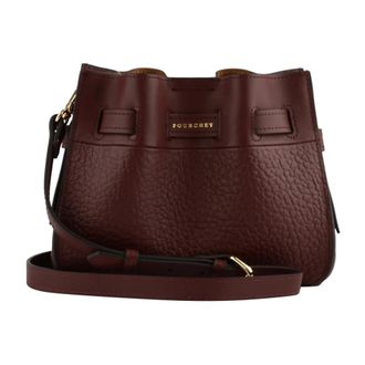 Pourchet Le Petit &eacute;paule - Dames - Tassen - Rood - Maat: ONE Size Leer