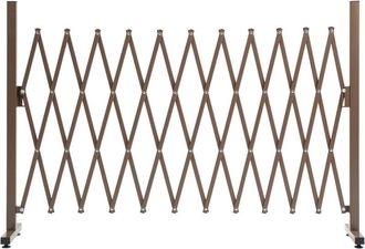 OUTSUNNY Outusnny Steccato per Giardino in Metallo e Alluminio a Larghezza Regolabile