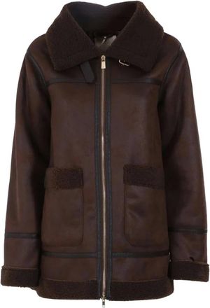 Yes-Zee O061Kj 000232 Abrigo - Jackets - Mujer - Marr&oacute;n - XL