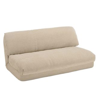 Macabane Sill&oacute;n convertible de 2 plazas en tejido color beige
