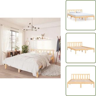 Les Tendances Letto in pino - vidaXL Giroletto in Legno Massello di Pino 160x200 cm