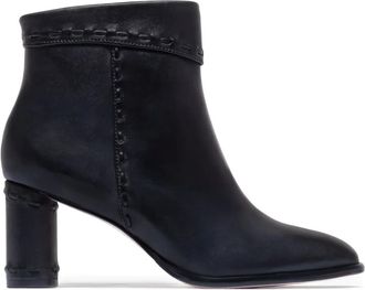 Bernardo Bernardo 1946 7.6 Gene block-heel boots - women - Leather/Leather/Leather - 6.5 - Black
