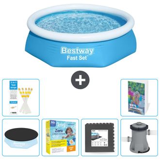 Bestway Piscina Bestway Fast Set Redonda - 244x61 Cm - 7-piezas S85