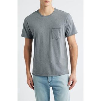 Rag & Bone Miles Melange Pocket T-Shirt in Heather Charcoal at Nordstrom Rack, Size Large