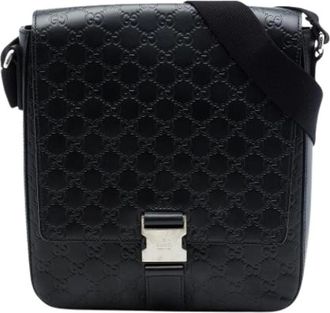Gucci unisex, Pre-owned, Zwart, Maat: ONE Size Leer