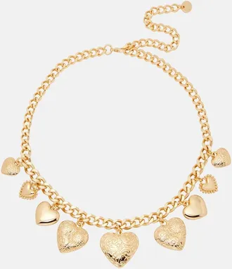 Self Portrait Collana con charm inciso