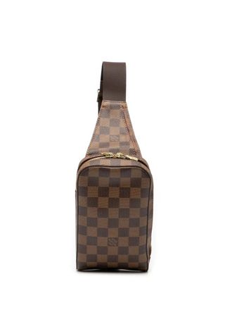 Louis Vuitton 2004 Damier Ebene Geronimos crossbody bag - Brown