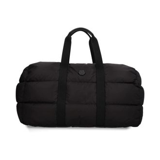 Moncler Caradoc Holdall - Heren - Weekendtassen - Zwart - ONE Size - Katoen - Tassen