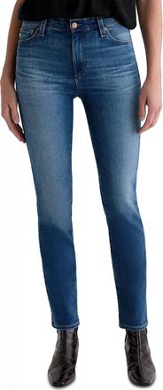 AG - Adriano Goldschmied Mari Mid Rise Slim Straight Leg Jeans In 12 Years Assumption
