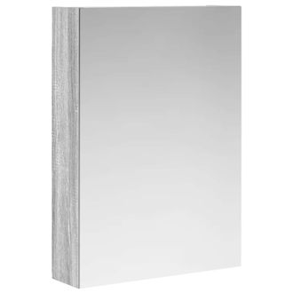 vidaXL Armario Con Espejo De Ba&ntilde;o Gris Sonoma 50 X 14,5 X 70 Cm Vidaxl