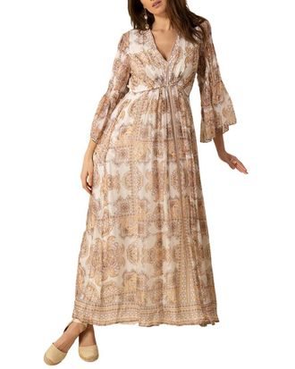 Hale Bob Silk-Blend Mara Maxi Dress