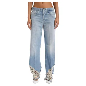 Dondup Loose-fit Jeans, female, Blue, Size: W30 Jacklyn Wide Jeans