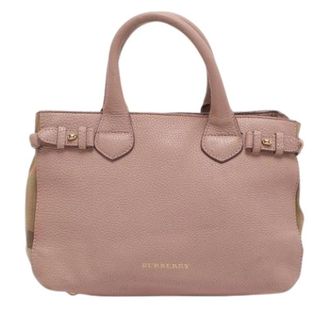 Burberry Pre-owned Leather Tote - Dames - Vintage Handtas - Roze - ONE Size - Leer - Vintage