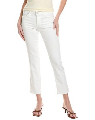 Hudson Hudson Jeans Nico Mid-Rise White Straight Ankle Jean