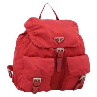 Prada Pre-owned Vintage Backpack - unisex - Prada Vintage - Vintage Backpacks - Red - ONE SIZE - Pre-owned